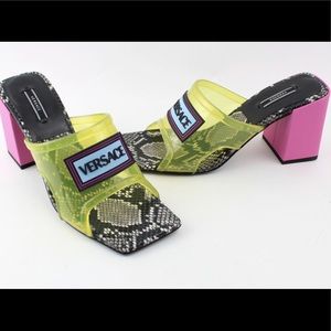 Versace PVC heel sz 41 AUTHENTIC